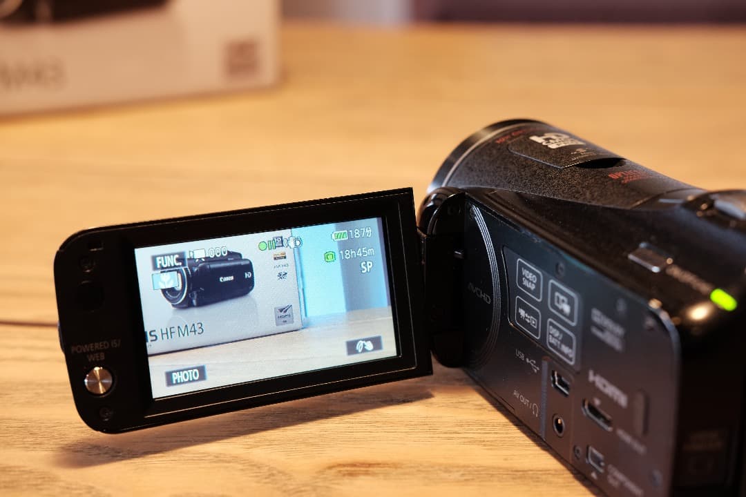 【美品】Canon iVIS HF M43（64GB）ビデオカメラ