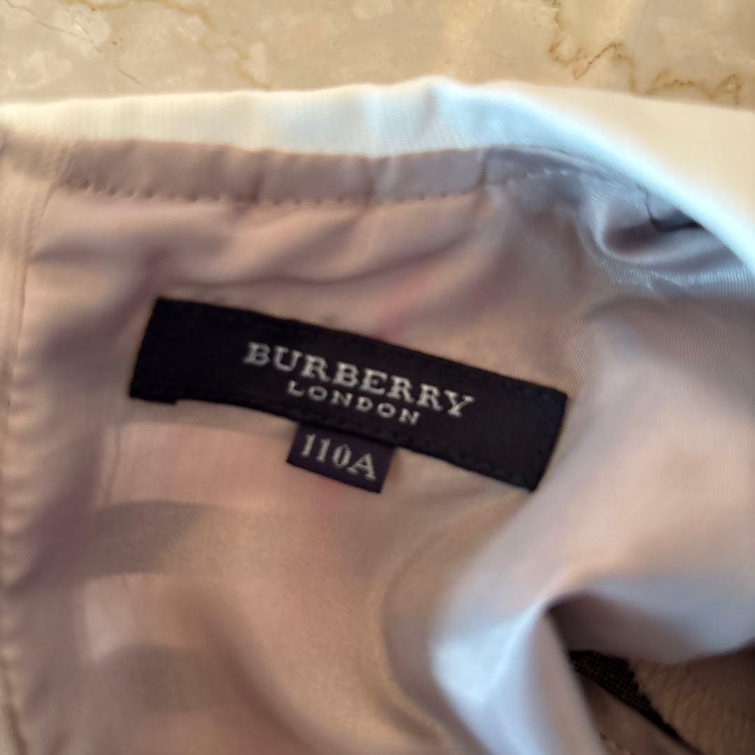 入学式　バーバリー　フォーマル　ワンピース　ジャケット　110