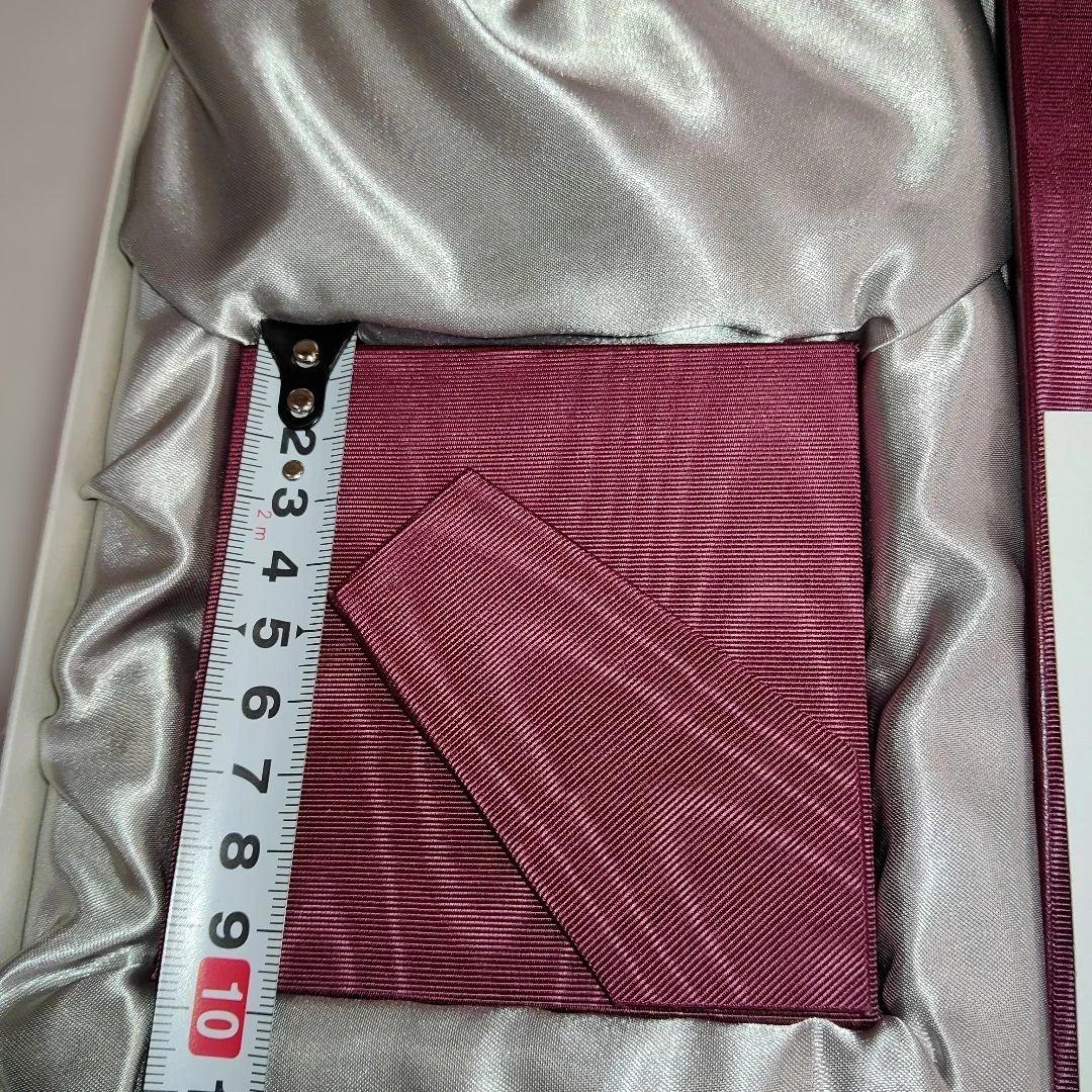 未使用品　WAKO アナログ時計とワインカラー革フォトフレームセット　動作確認済