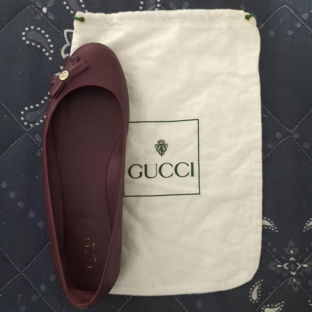 あややページです！ GUCCI グッチ レザー フラットシューズ