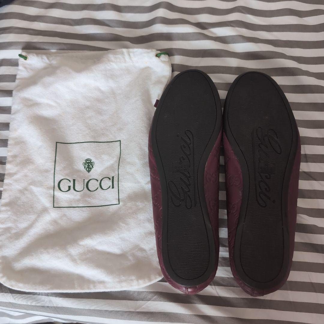 あややページです！ GUCCI グッチ レザー フラットシューズ