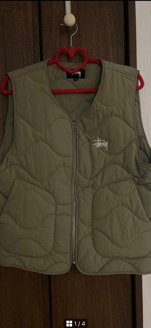 stussy recycled nylon liner vest Sサイズ