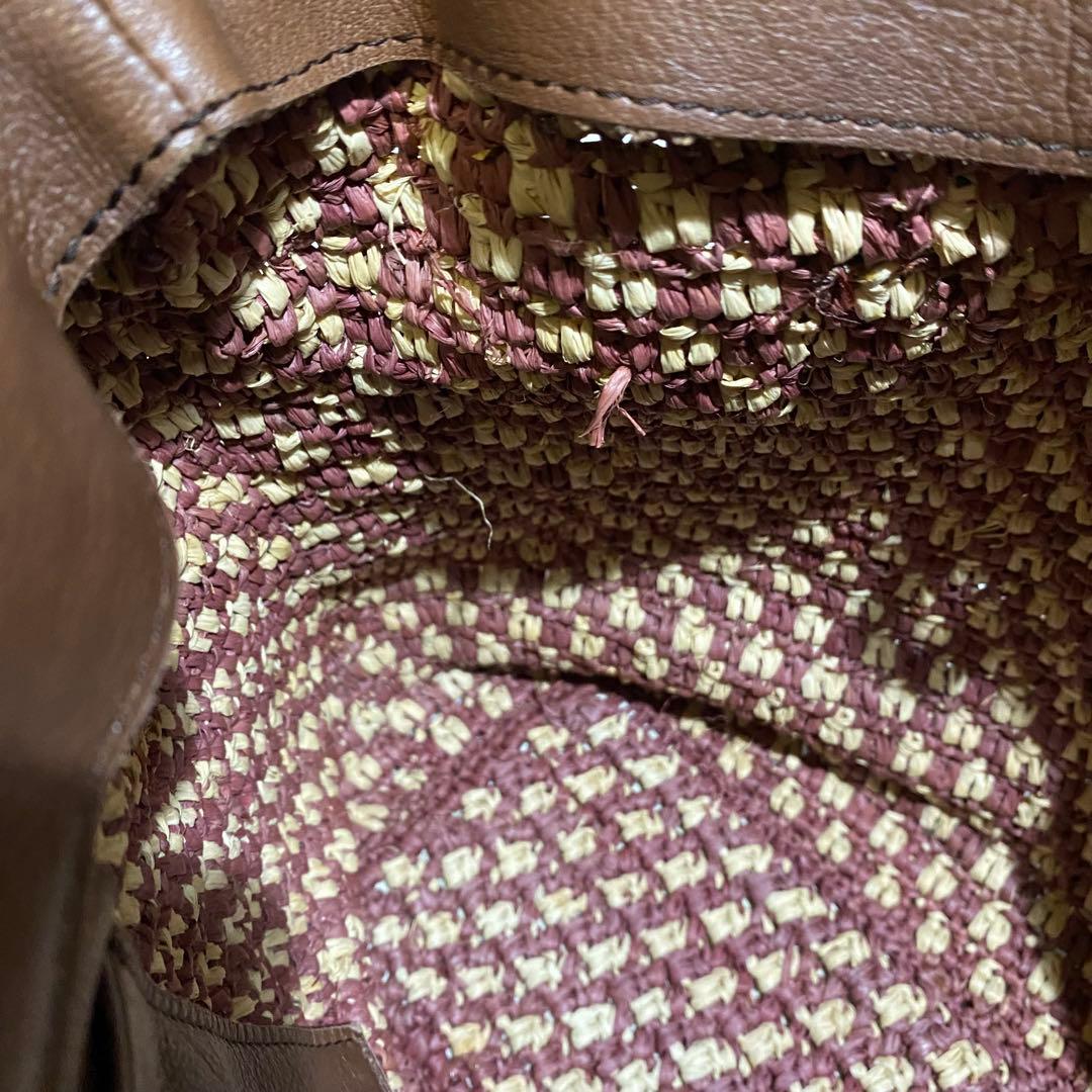 【極美品】HELEN KAMINSKI かごトートバッグ　A4