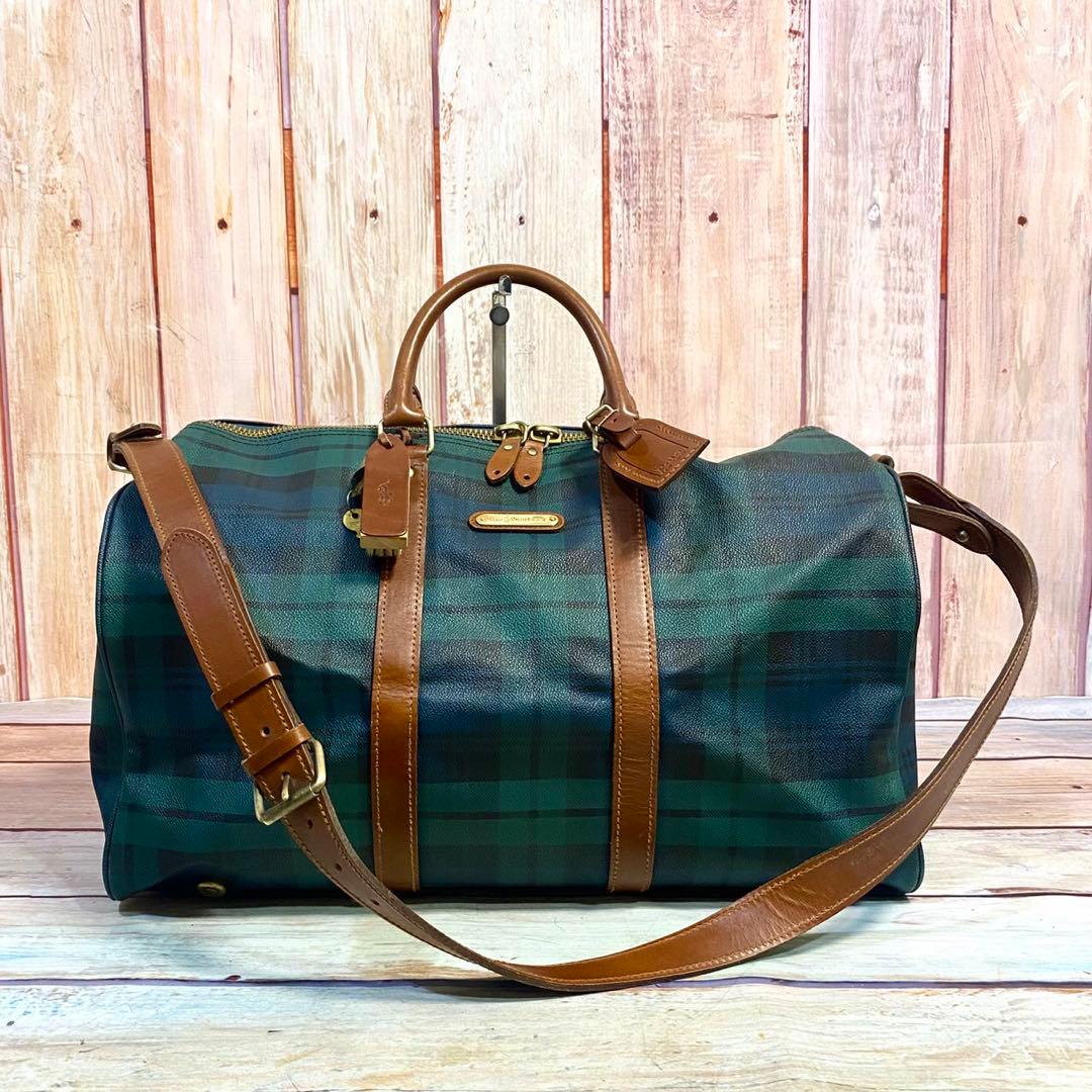 美品　ポロラルフローレン　ボストンバッグ　旅行カバン　ゴルフバッグ　TARON