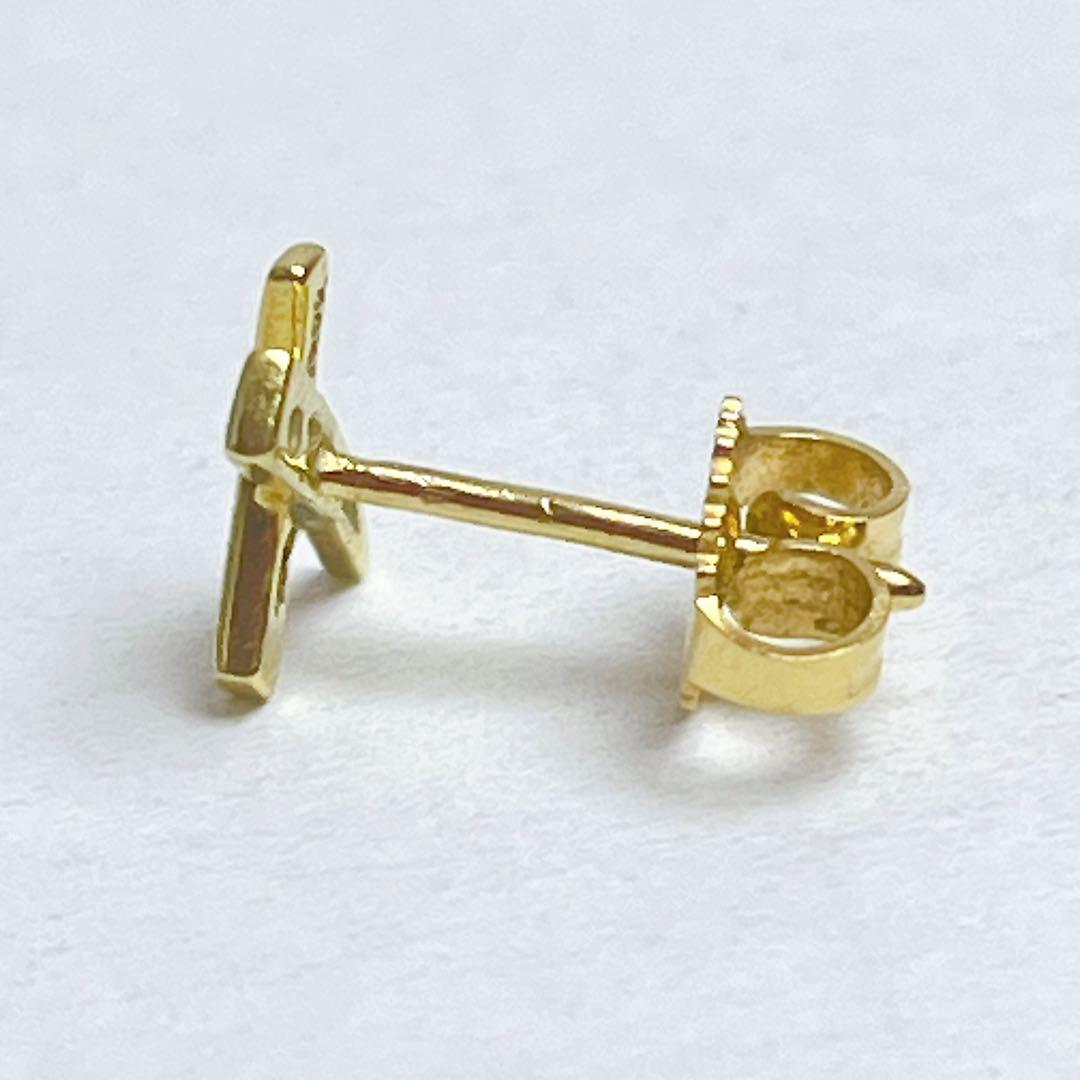 ティファニー　キス　クロス　スタッド　ピアス　750 片方のみ