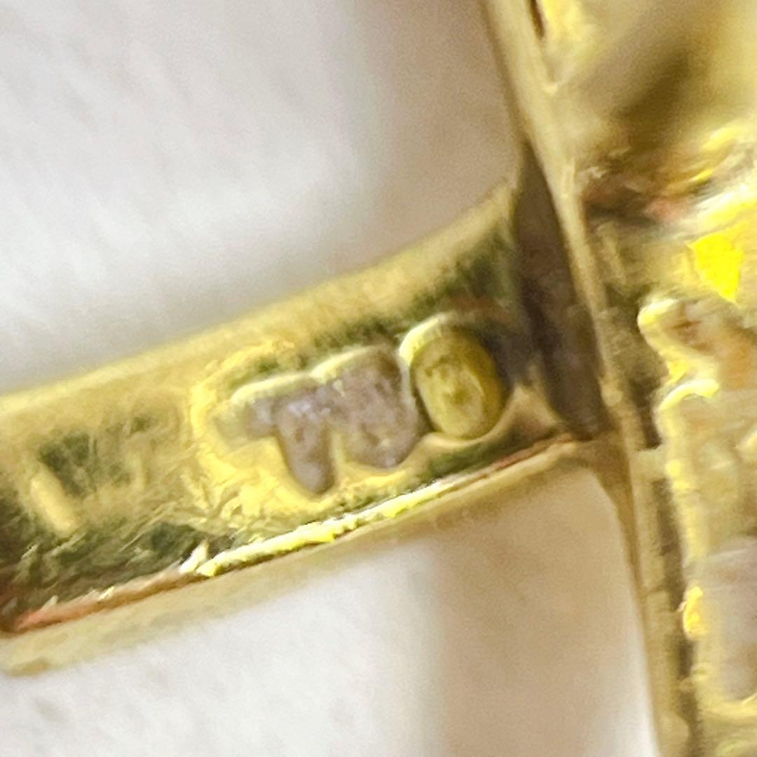 ティファニー　キス　クロス　スタッド　ピアス　750 片方のみ