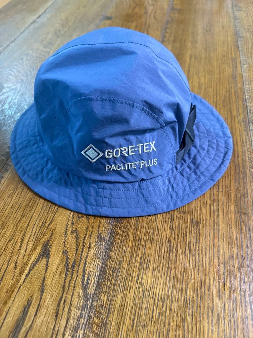 ナナミカ　GORE-TEX PACLITE PLUS バケットハット 青