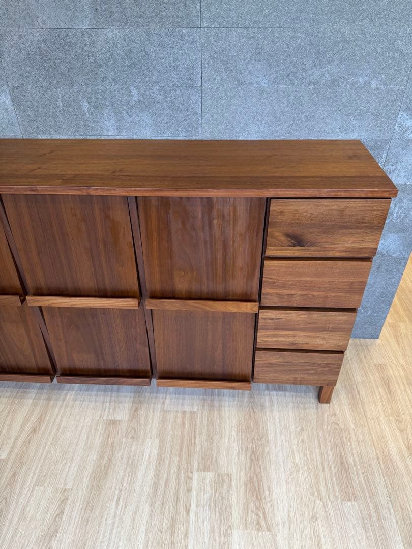 【美品】マガジンレコードラック 本棚 ウォールナット、高野木工 W1800