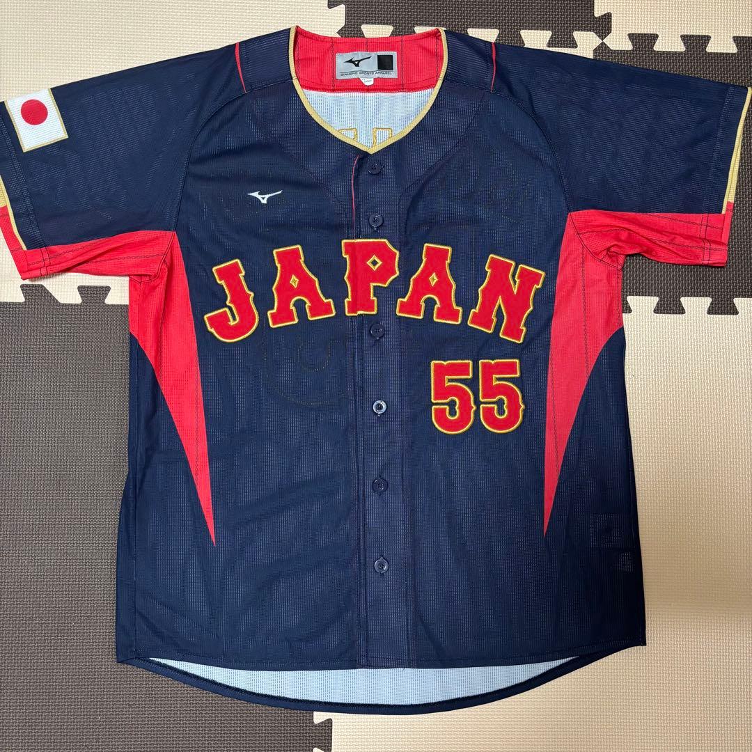 2023 WBC 村上宗隆 レプリカユニフォーム(ビジター)刺繍