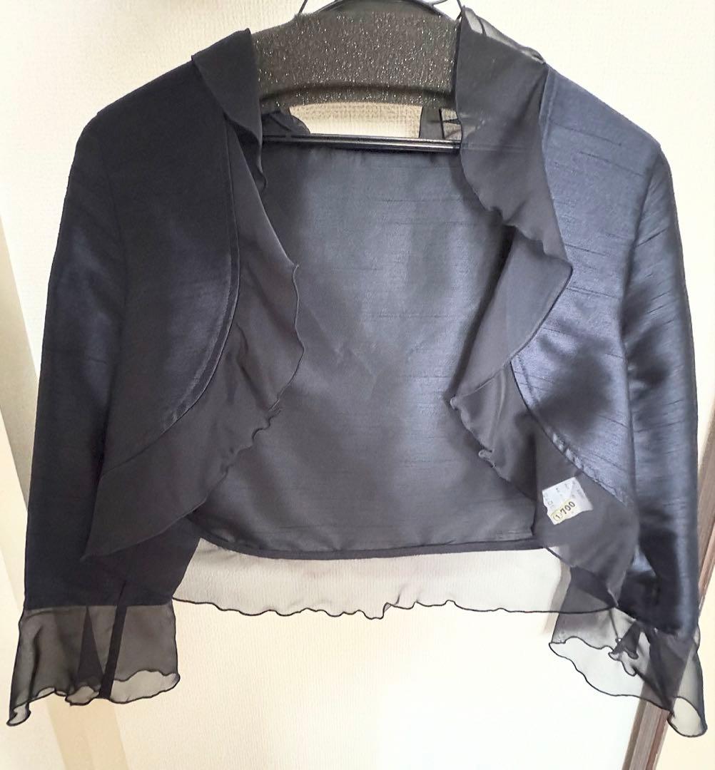 年始セール！！【超美品/結婚式】ダークブルー マザーズドレス ノースリーブ