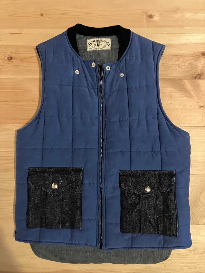 ミスターフリーダム×シュガーケーンキルティングベスト