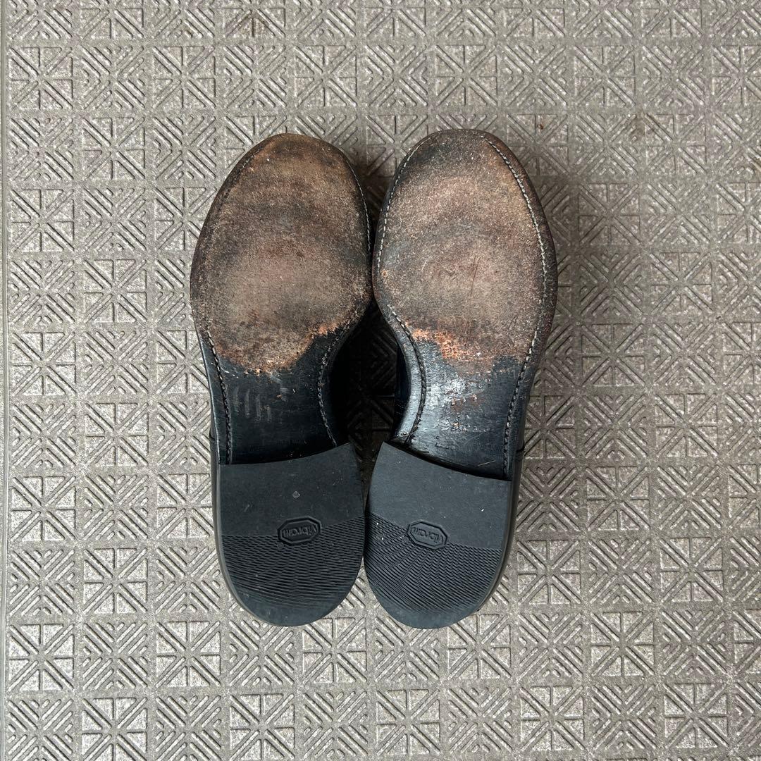 【Alden】モディファイドラスト黒レザー ドレスシューズ