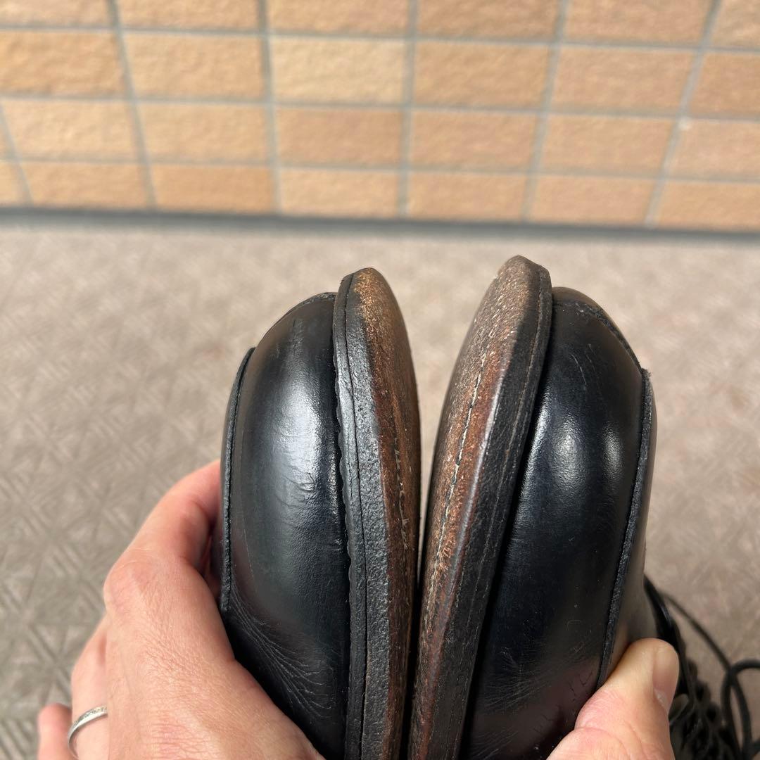 【Alden】モディファイドラスト黒レザー ドレスシューズ