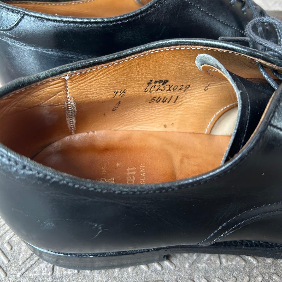 【Alden】モディファイドラスト黒レザー ドレスシューズ