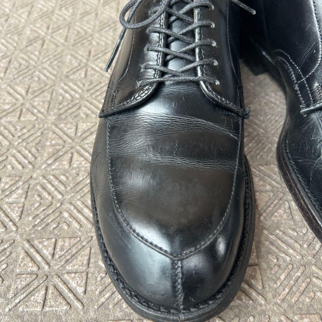 【Alden】モディファイドラスト黒レザー ドレスシューズ