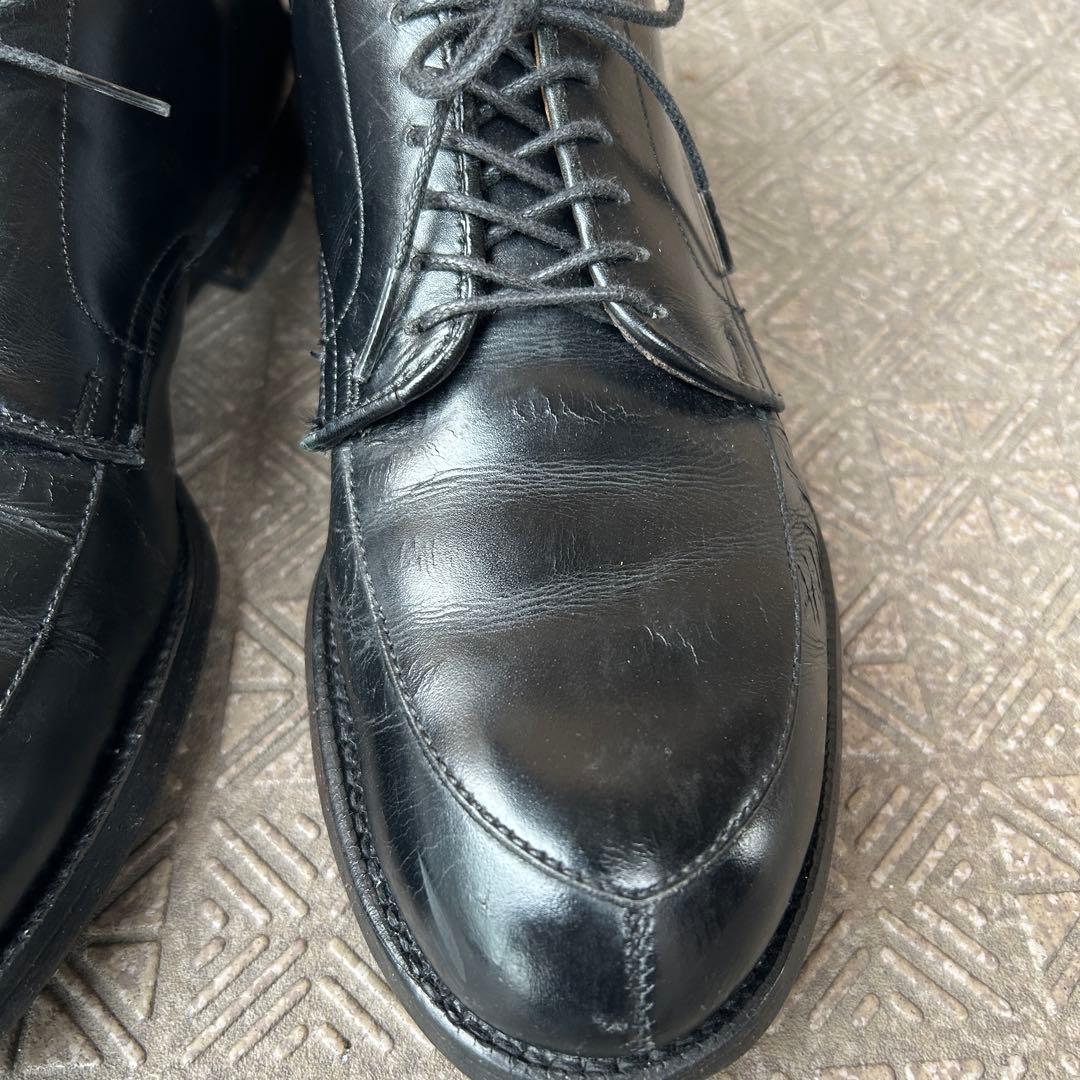 【Alden】モディファイドラスト黒レザー ドレスシューズ