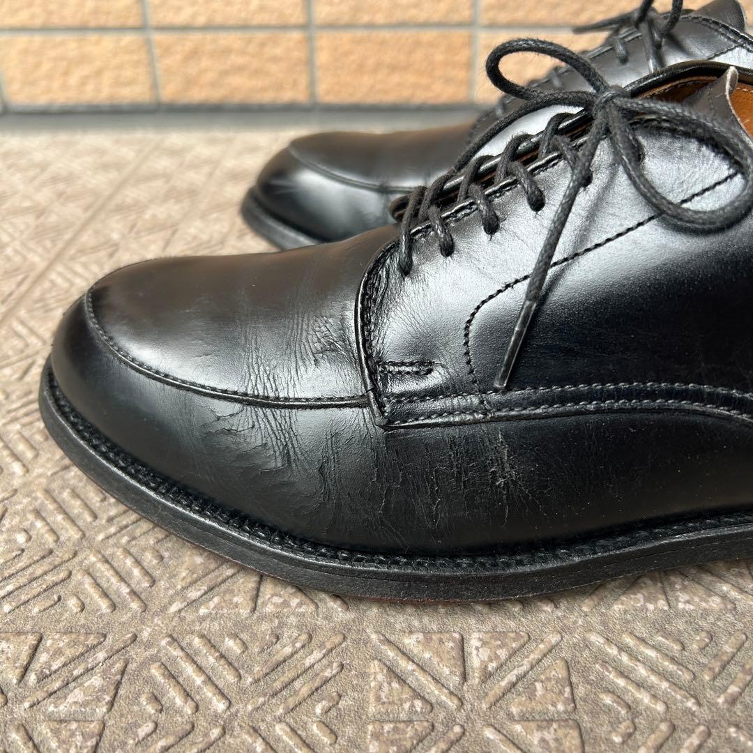 【Alden】モディファイドラスト黒レザー ドレスシューズ