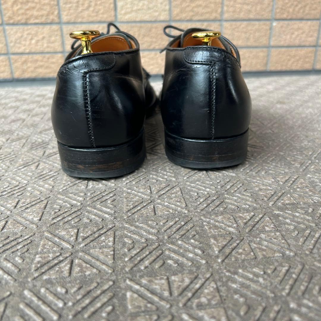 【Alden】モディファイドラスト黒レザー ドレスシューズ