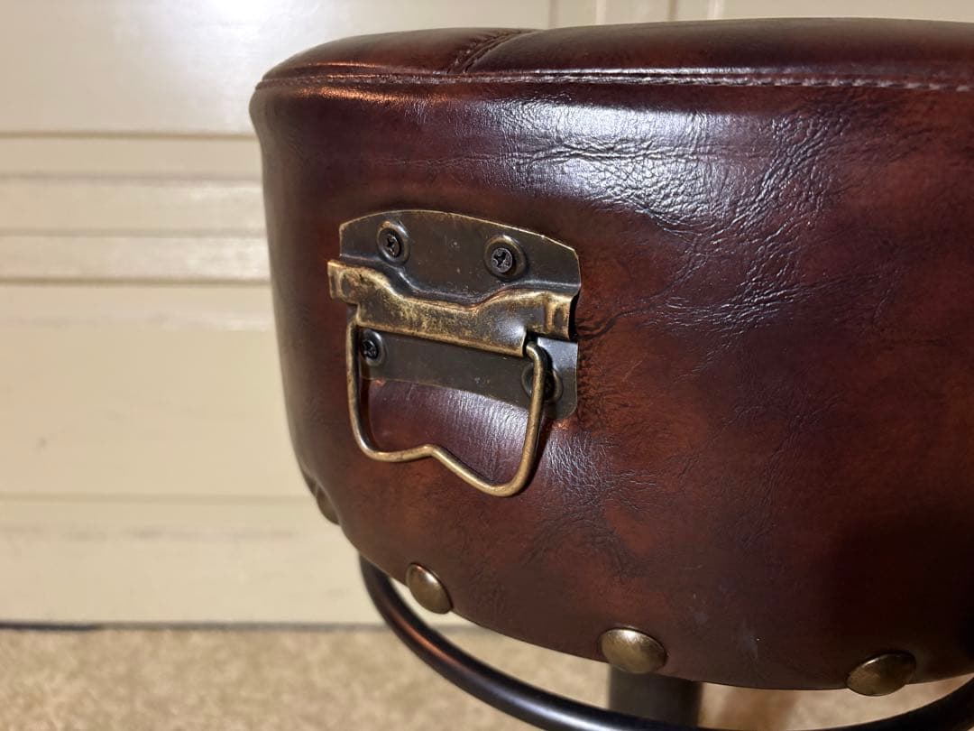 ヴィンテージ ガス圧昇降式 キャスター付き スツール Craftsman