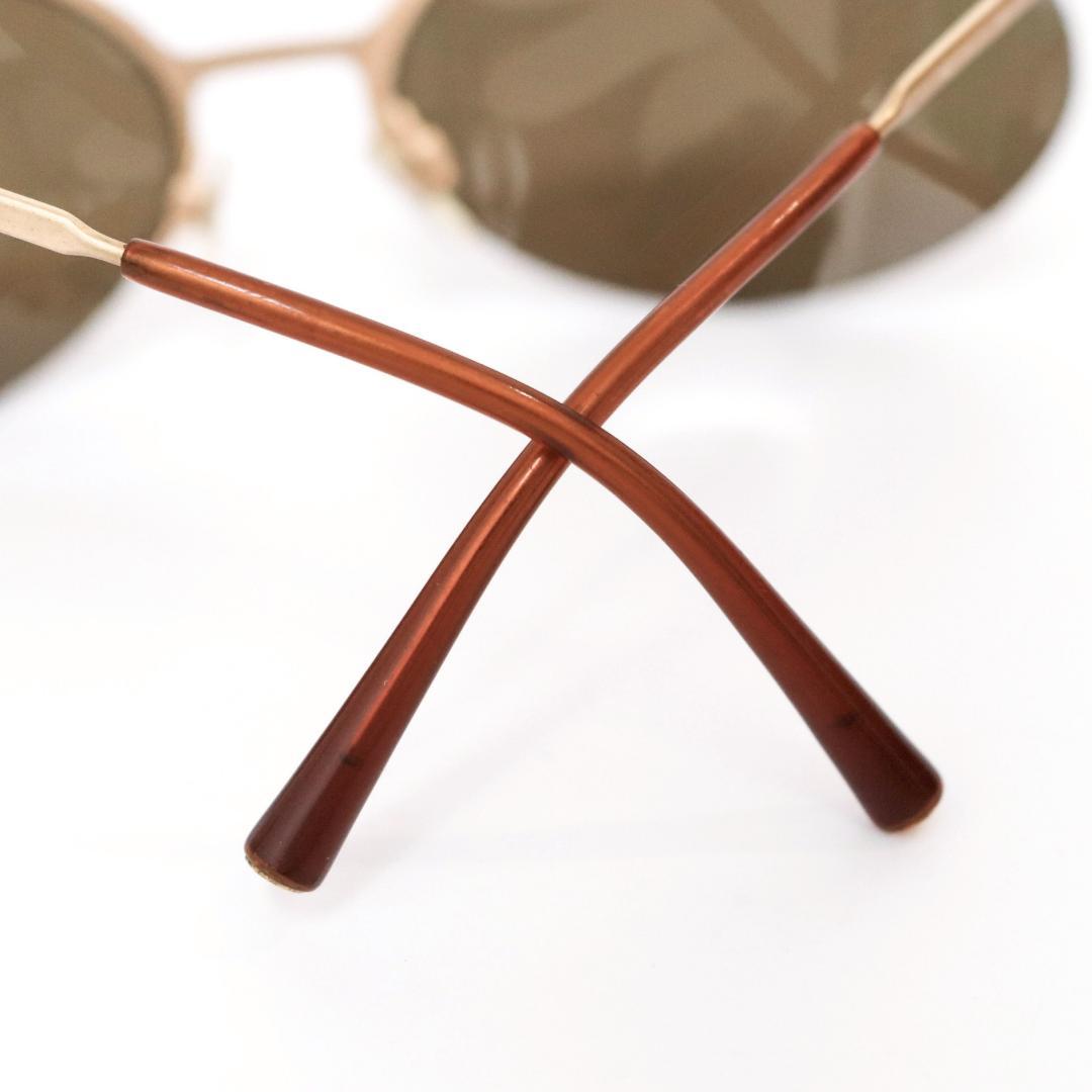 CHANEL ゴールドフレーム ブラウンレンズ 上品サングラス d10