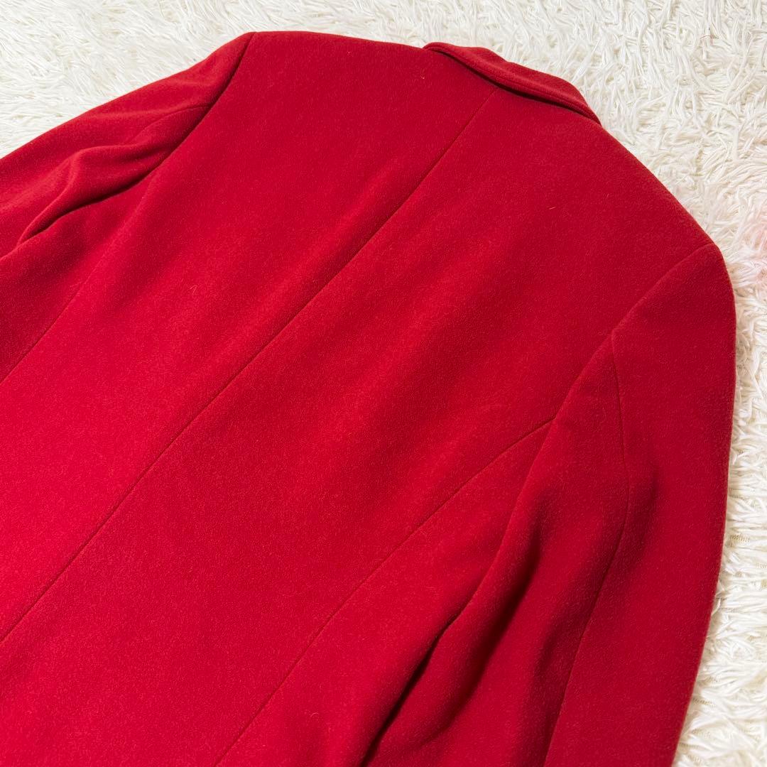 カネコイサオ　花柄刺繍ジャケット 赤　オーバーサイズ　ピンクハウス　ゆったり