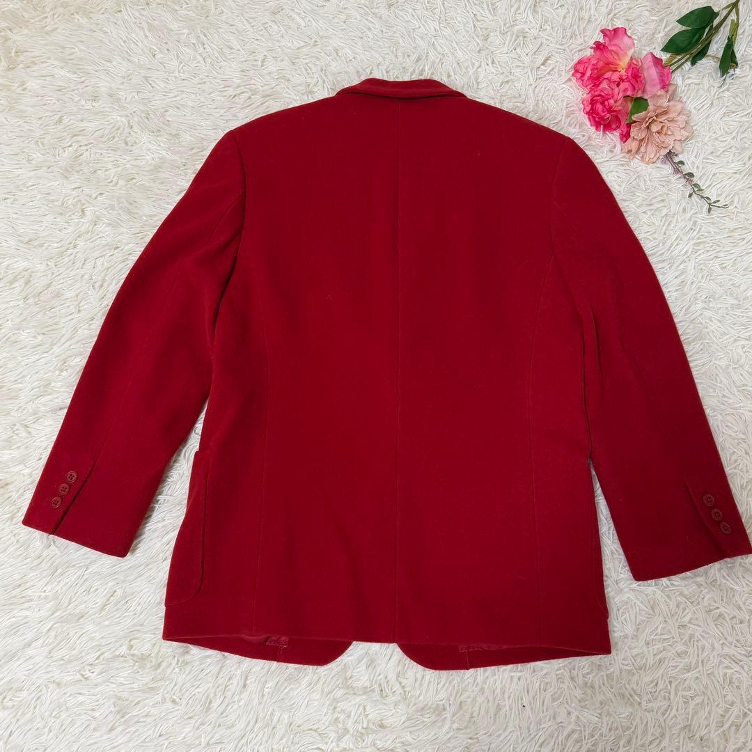 カネコイサオ　花柄刺繍ジャケット 赤　オーバーサイズ　ピンクハウス　ゆったり