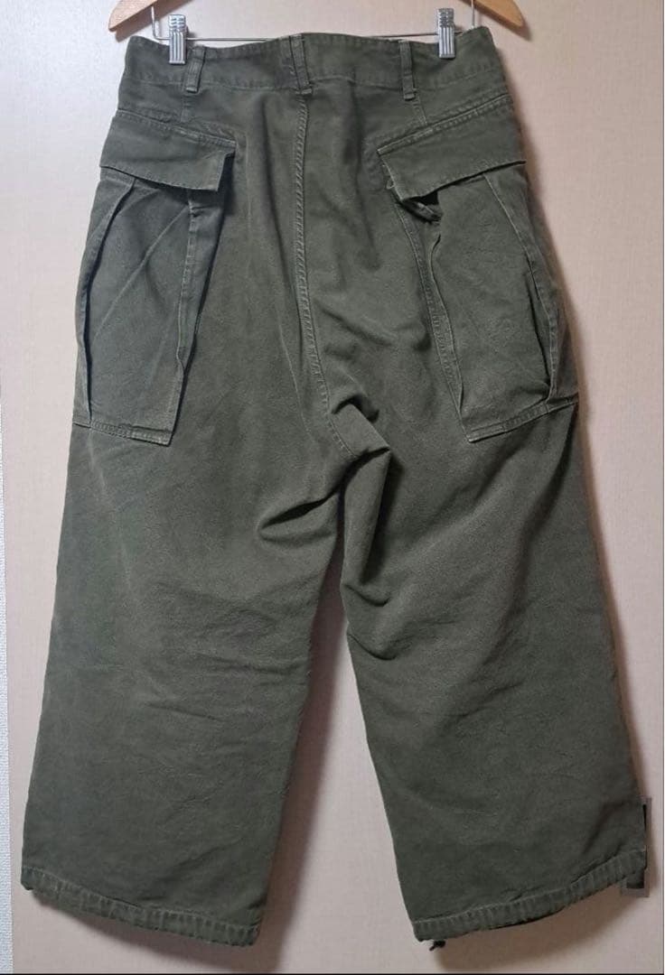 HERILL Duck Cargo Pants khaki 別注サイズ 2