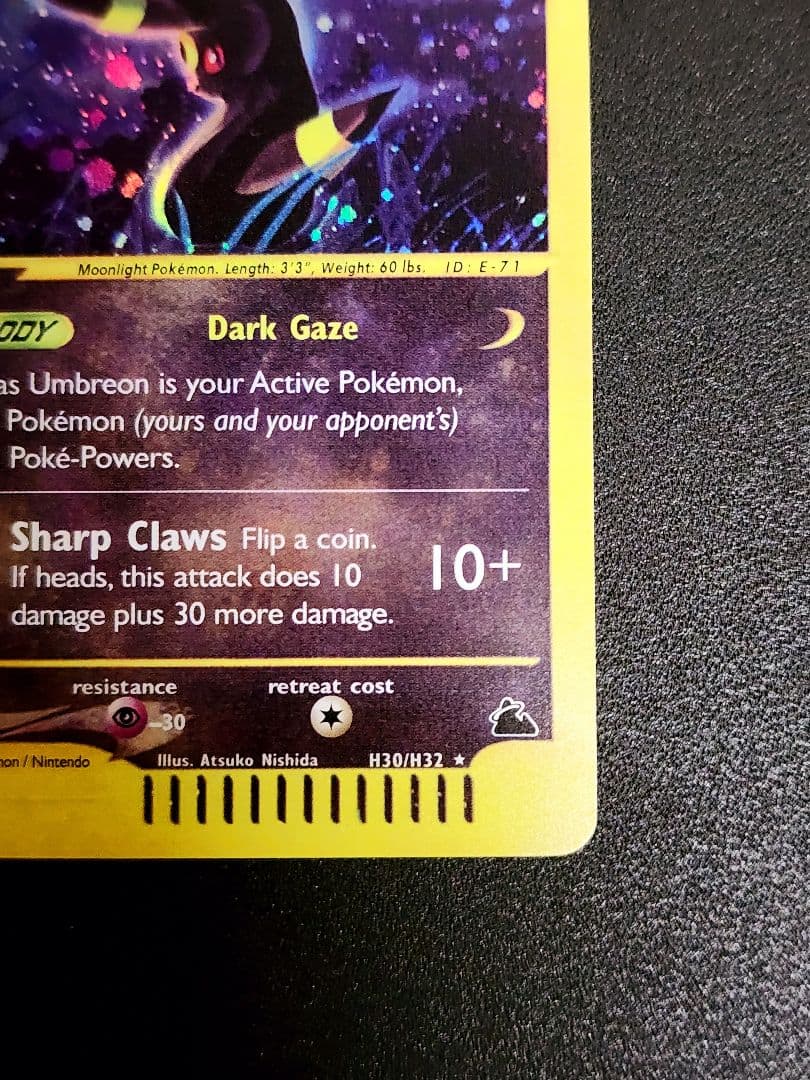 【ポケモンカード】ブラッキー Umbreon eカード 英語版 ダークステアー
