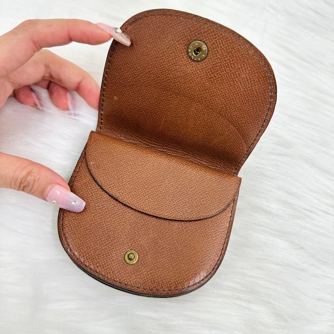 LOUISVUITTON モノグラム ケース ポルトモネグセ ラウンド型