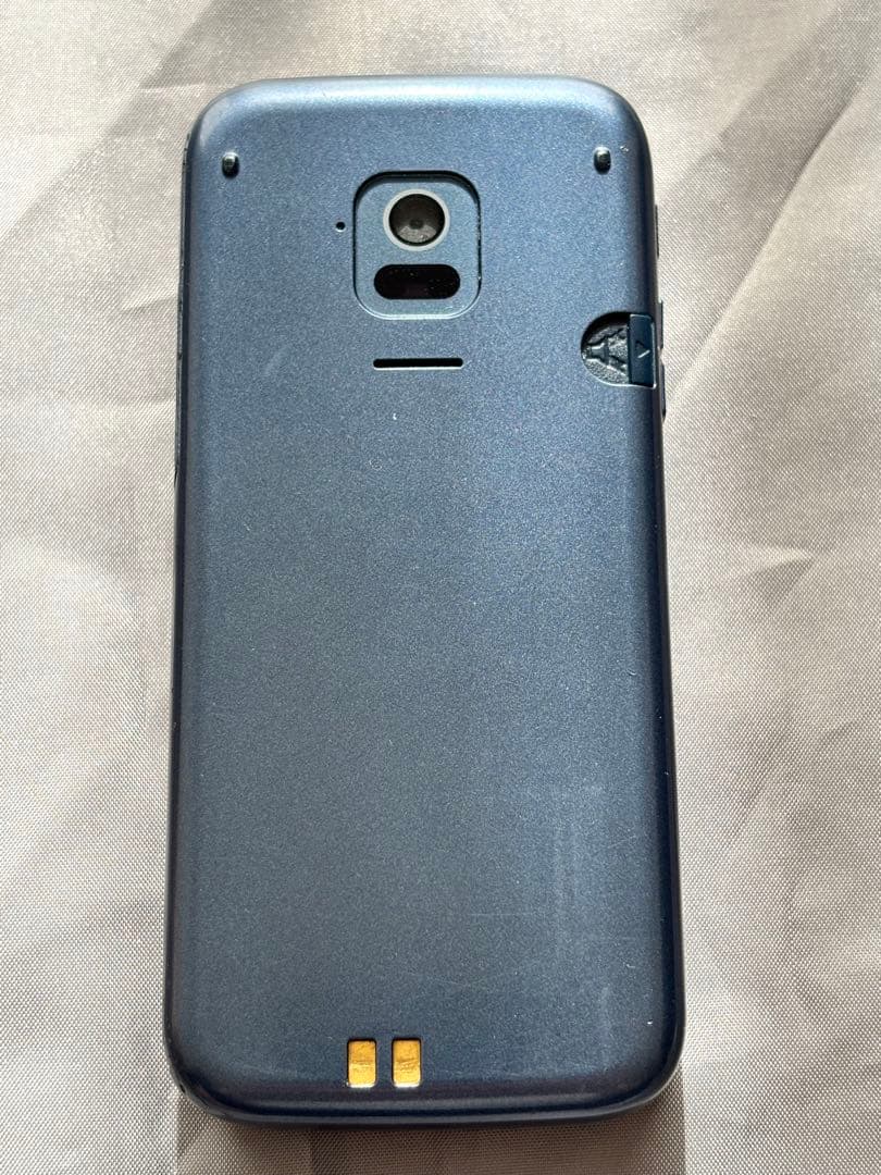 ドコモ らくらくホン F01M ネイビー