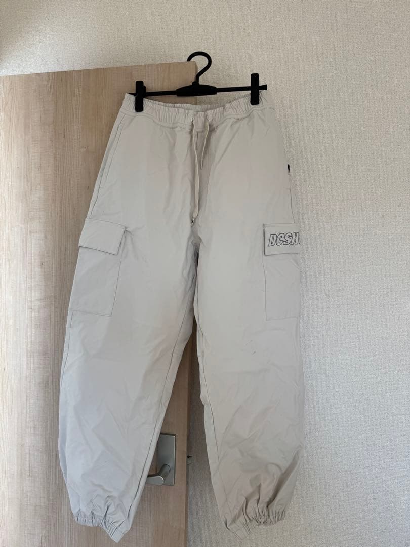 DC プルオーバーウェア ホワイト スノボウェア ユニセックス 上下セット S