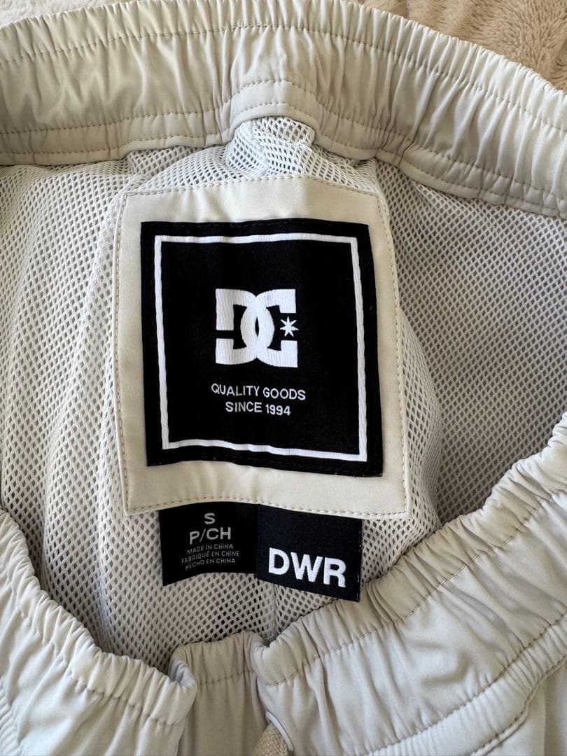 DC プルオーバーウェア ホワイト スノボウェア ユニセックス 上下セット S
