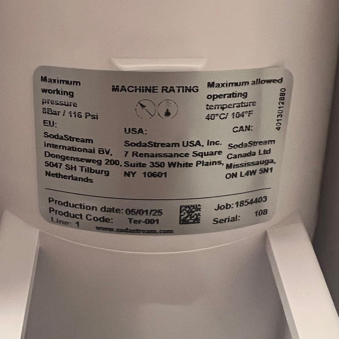 sodastream ソーダストリーム　テラ　 ホワイト