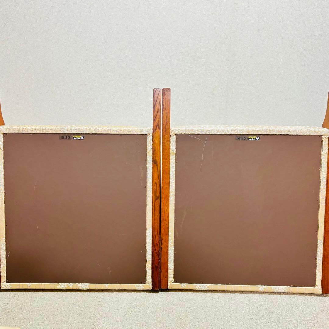 【希少】カリモク 座椅子　折りたたみ 木製　和室 和家具 和風　2脚セット