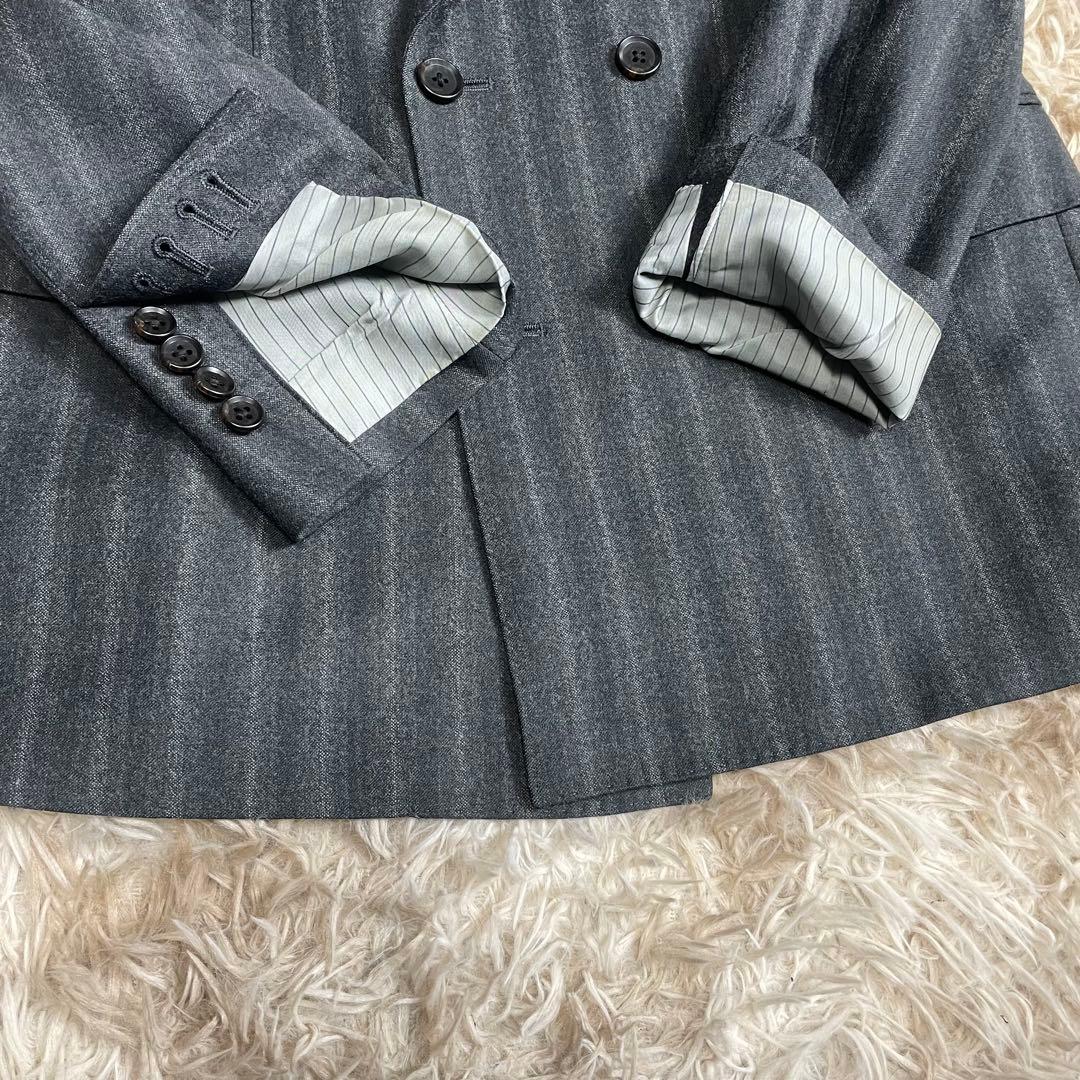 イタリア製生地 スーツセレクト セットアップ ダブルブレスト 本切羽 メンズ