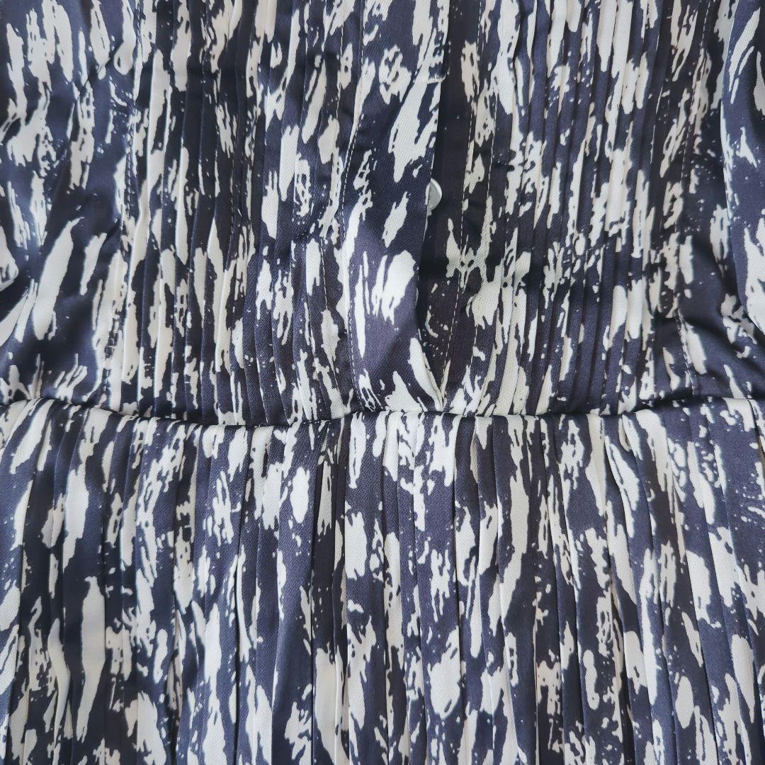 タグ付き イアパピヨネ スミスタイル 長袖 プリーツ ロング ワンピース F