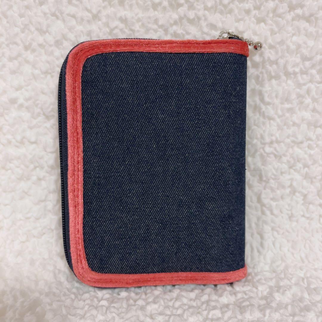 希少　ハローキティ　サンリオ　デニム　手帳　ケース　ポーチ　未使用