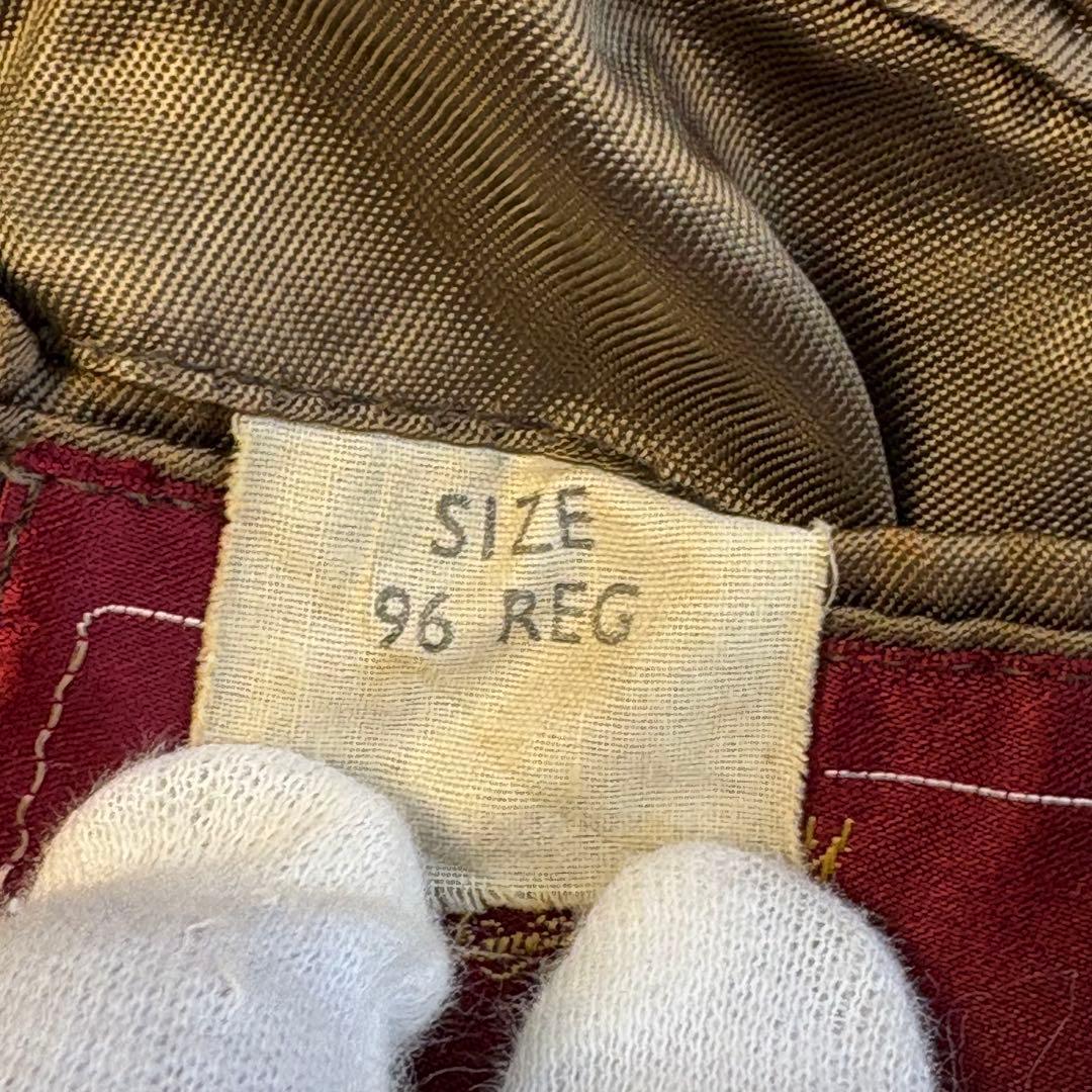 ハリスツイード テーラードジャケット くるみボタン チェック ブラウン