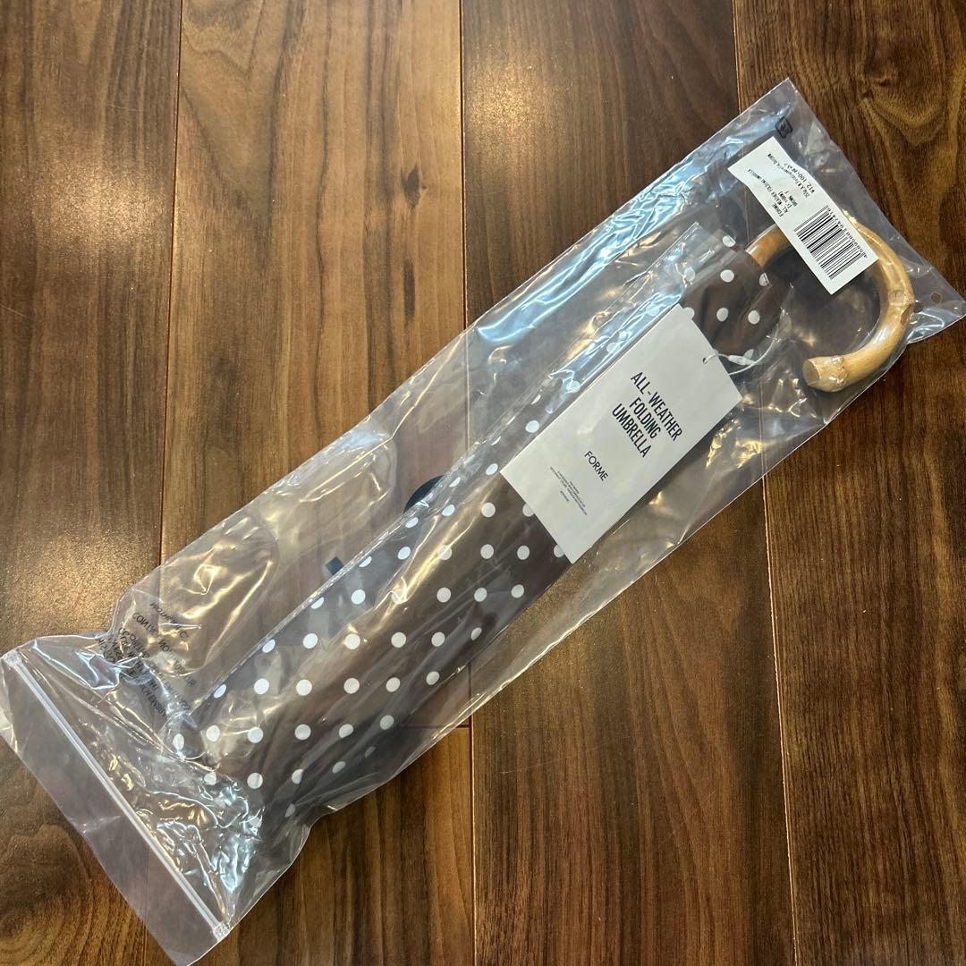 FORME 東原亜希 水玉模様 晴雨兼用折りたたみ日傘（新品未開封）