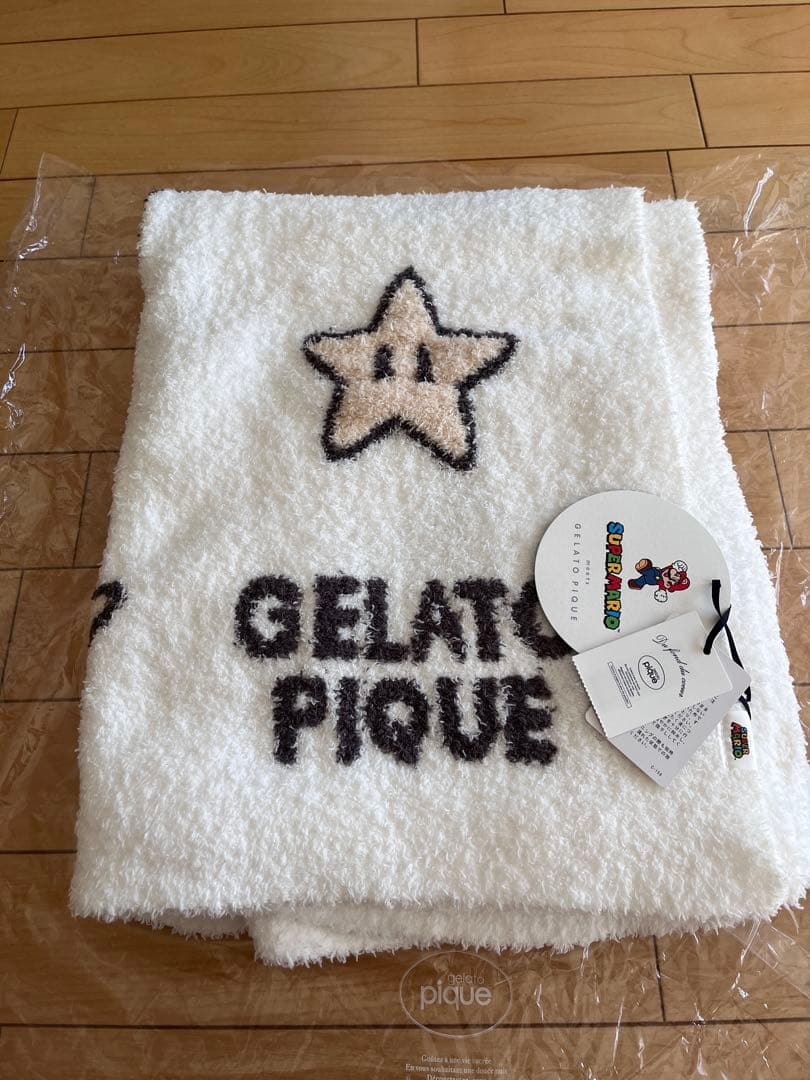 GELATO PIQUE スーパーマリオ スター柄　ブランケット
