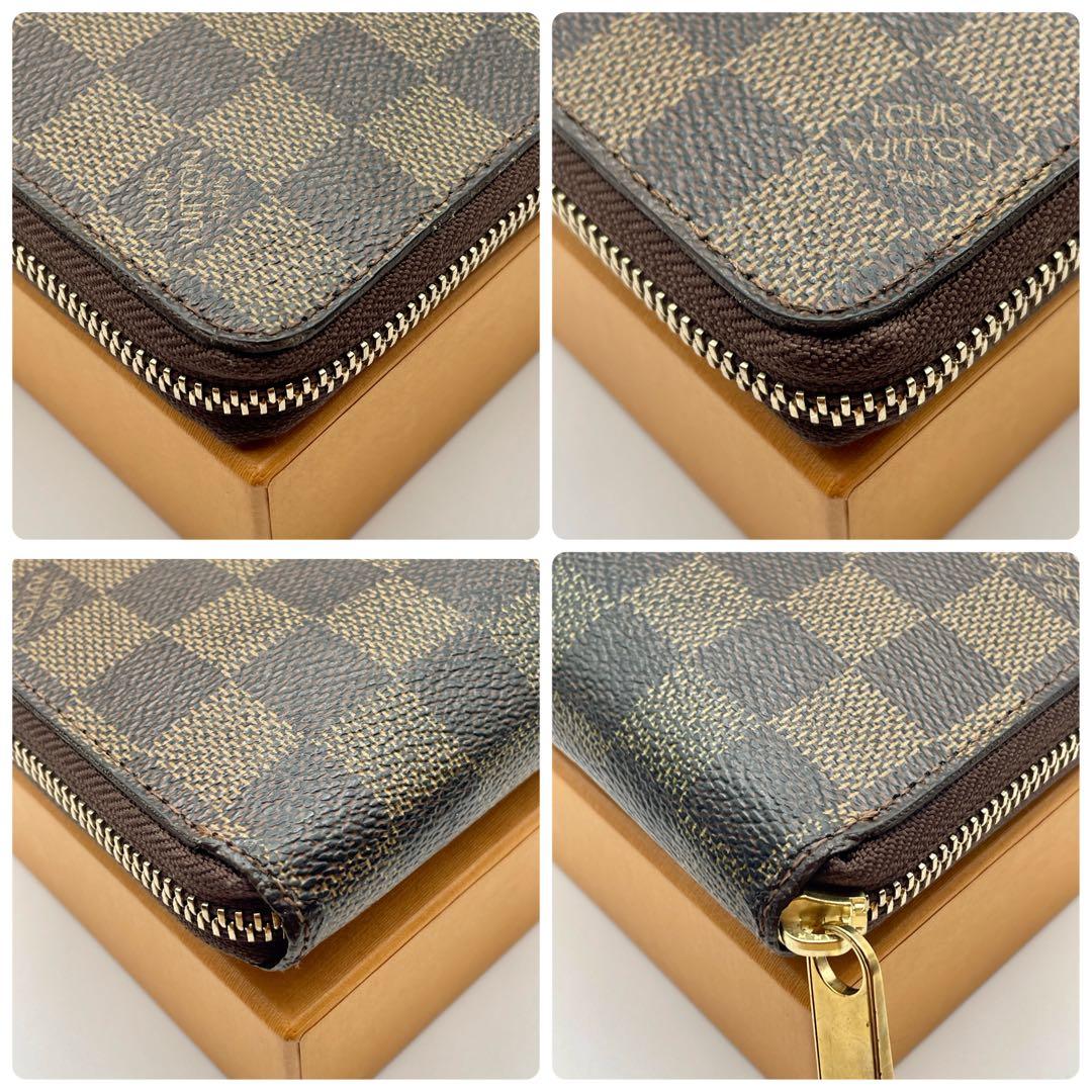 ルイヴィトン ダミエ ジッピーウォレット ラウンドファスナー 長財布 ブラウン