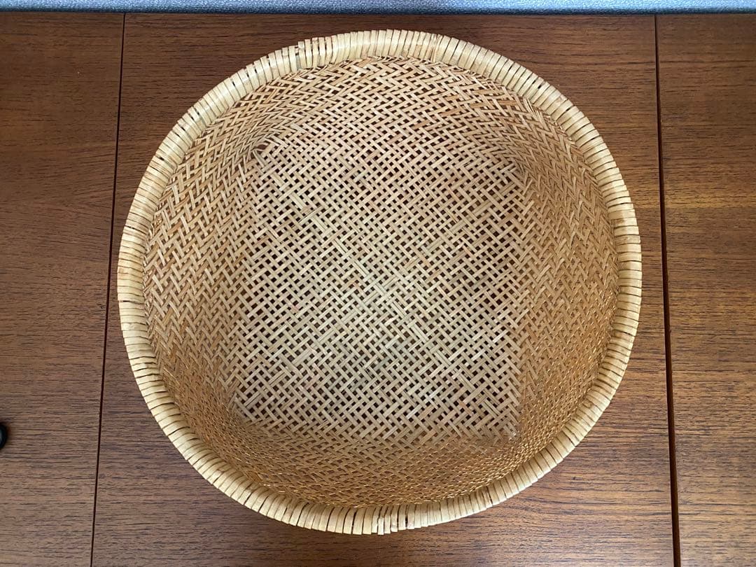 竹かご　竹細工　3個セット　民藝　KOHORO 竹ざるるおまけ付