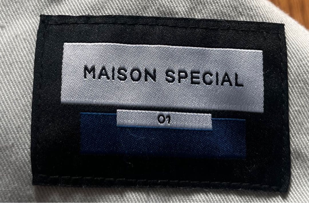 MAISON SPECIAL ビッグポケット 2WAYバギーデニムカーゴパンツ