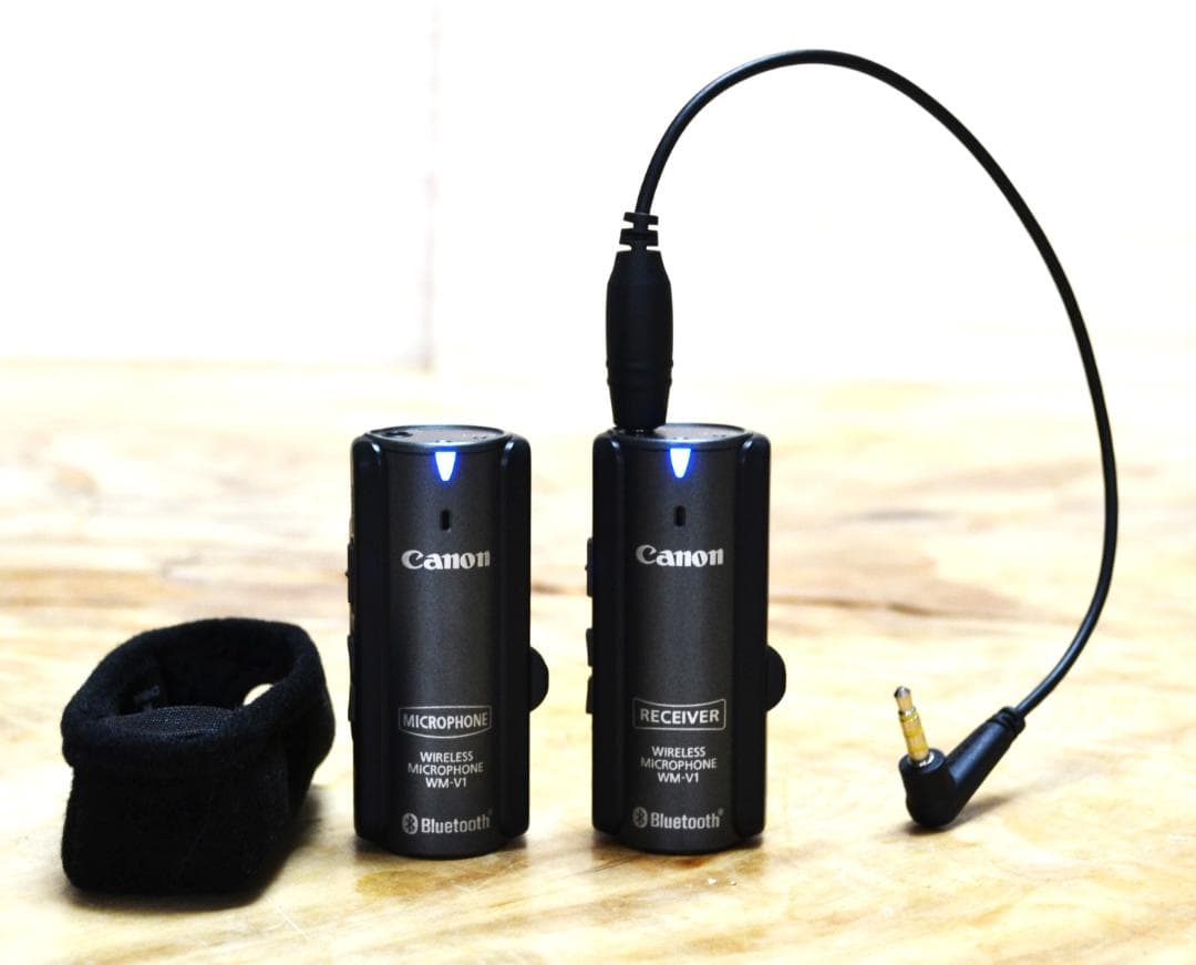 Canon ワイヤレスマイク WM-V1 動作確認済み ケーブル　ウィンドS