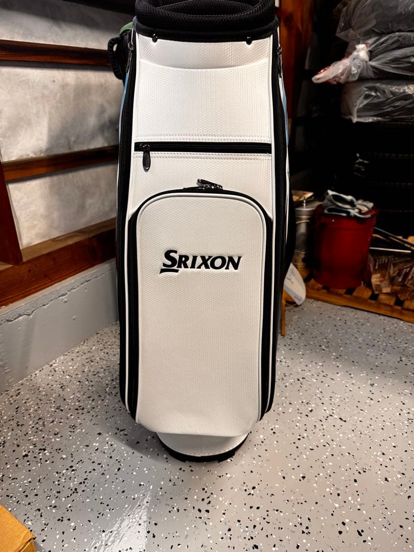 Srixon ゴルフバッグ ホワイト/ブルー