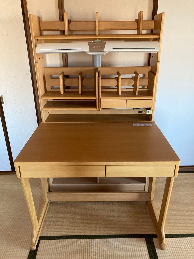 イトーキ　フリーワン　学習机セット　組合せ可能な棚つき　美品　引取or着払い