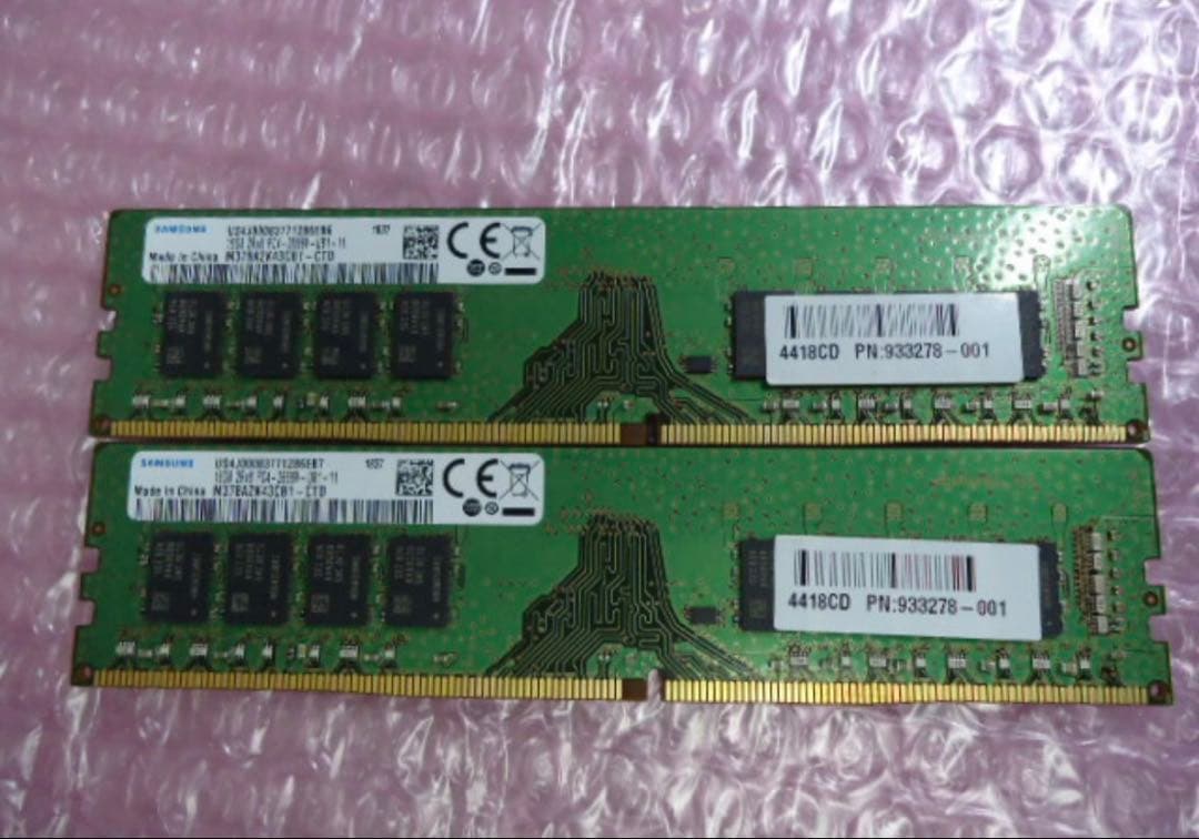 Samsung DDR4 8GB メモリ 2400MHz 288ピン