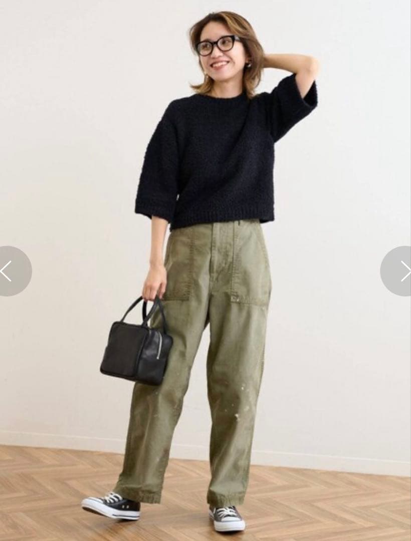 FRAMeWORK JOHNBULL バックサテンHWベイカーパンツ ジョンブル