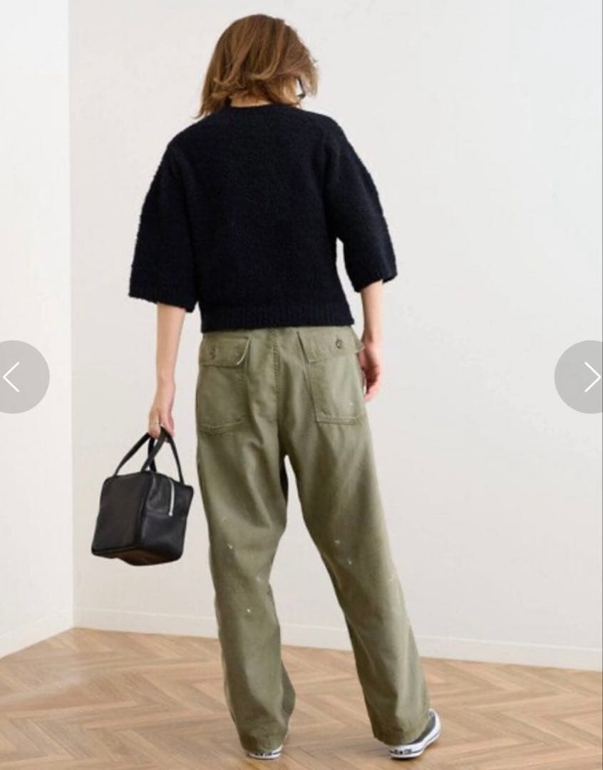 FRAMeWORK JOHNBULL バックサテンHWベイカーパンツ ジョンブル