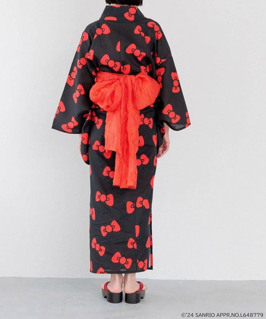 KITTY ローリーズファーム　コラボ　浴衣　大人子供セット